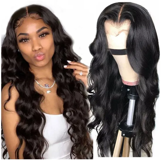 30 32 Long Length Raw Lace Front Wig For Black Women Free Lace Wig Samples Raw Brazilian Cuticle Aligned Hair Lace Closure Wig