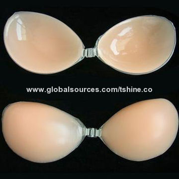 Silicon Bra Pads in Various Cloth Design, Cup Surface