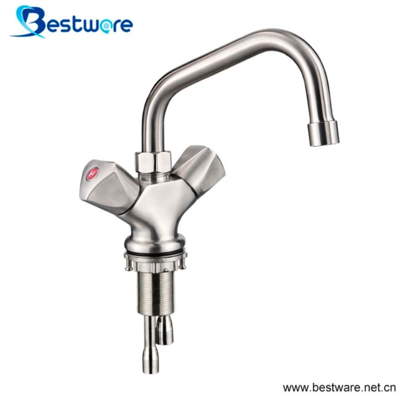 Double Handle Single Hole Kitchen Basin Faucet