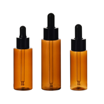 Pet de sérum visage de haute qualité 15 ml 30 ml 50 ml 60 ml de bouteille en plastique vide goutte compte-gouttes pour l&#39;huile essentielle