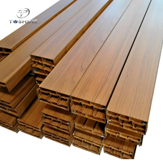 Wood Finished Aluminum Extrusion Profiles for Window Frames - Price per Ton