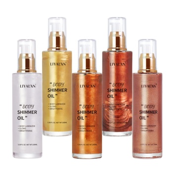 Luxury Vegan Skin Glow Illuminator Shine Pearl White Rose Gold Bronzing Shimmering Liquid Highlighter