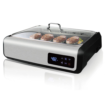 Stainless Steel Smokeless Indoor BBQ Grill: Perfect for Household Barbecues