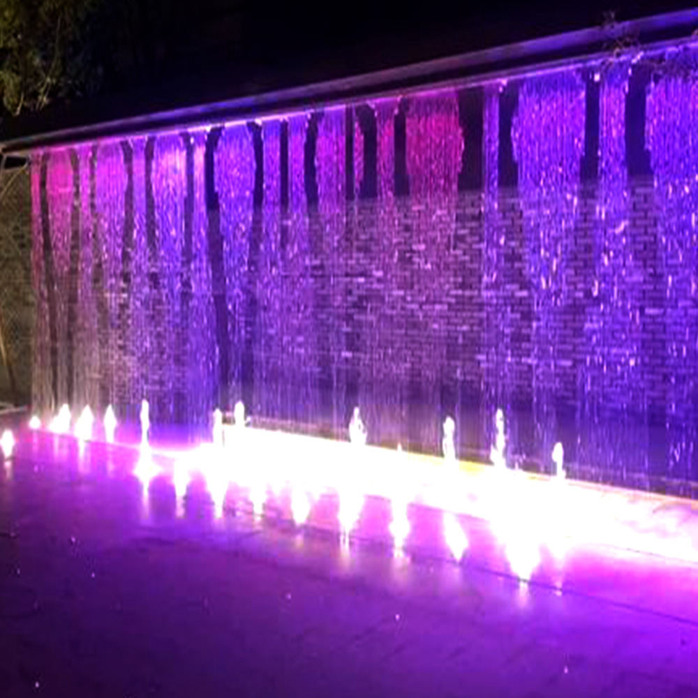Digital water curtain