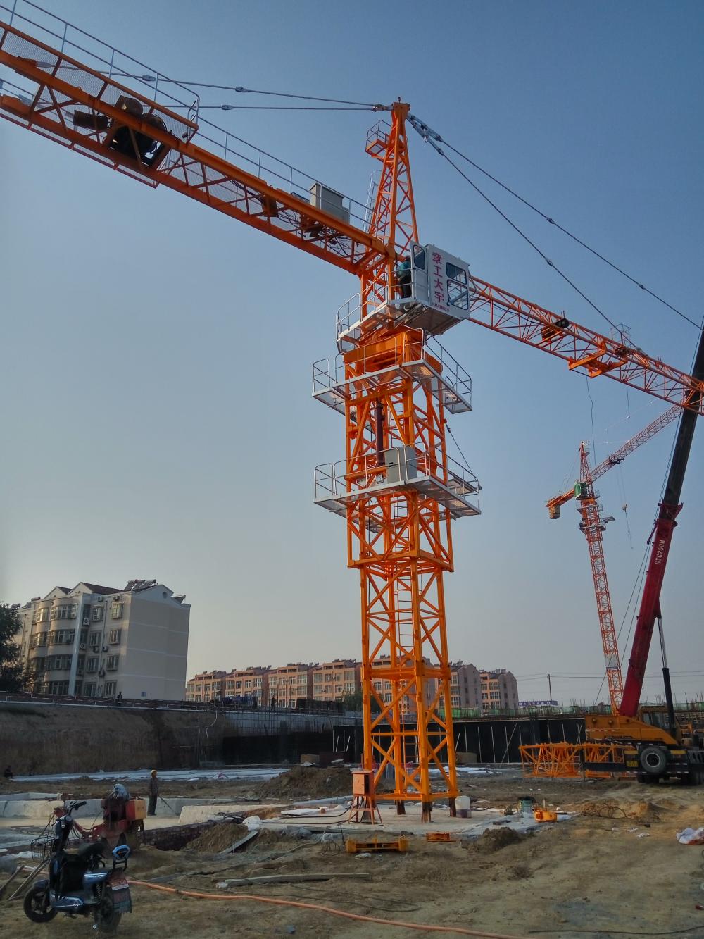 Grúa torre usada de Liebherr Zoomlion Potain CE de 8t