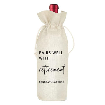 Eco-friendly Linen Gifts Wine Bags