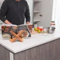 Portamenu in legno massello per uso ristorante