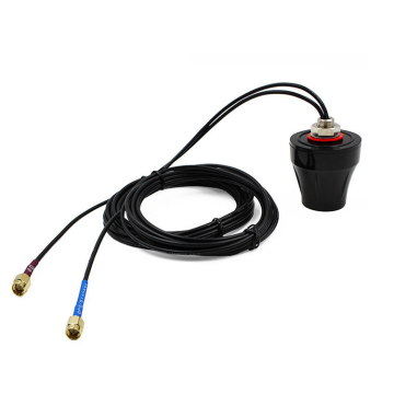 Waterproof Screw Mount GPS GLONASS 4G Antenna with SMA Male RG174 3M Cable