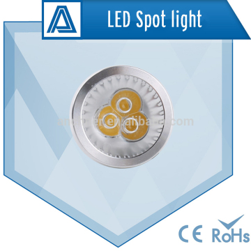 High power 3 years warranty CE ROHS 3w spot led encastrable