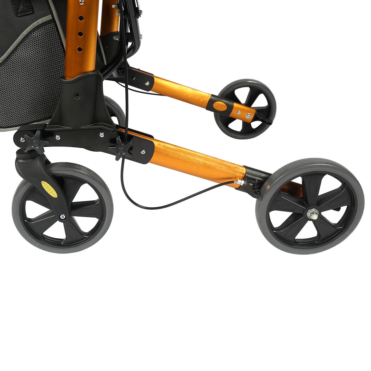 Tonia Rollator Rollador de 4 ruedas plegable de aluminio de alta calidad con asiento