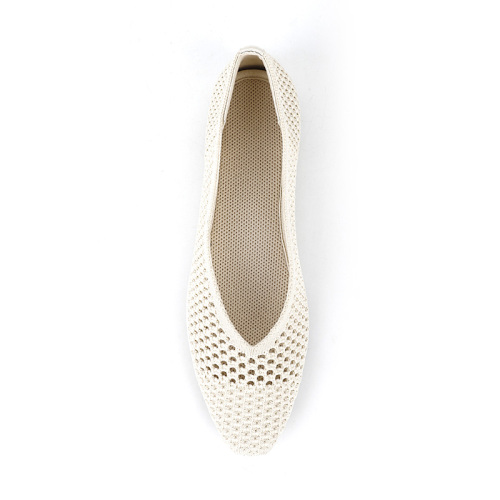 Breathable Knitted Mesh Flats