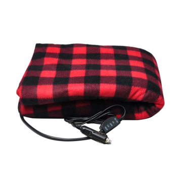 12V Rechargeable Electric Car Heat Blanket - Velvet Seat Mat for Home, Camping & Travel
