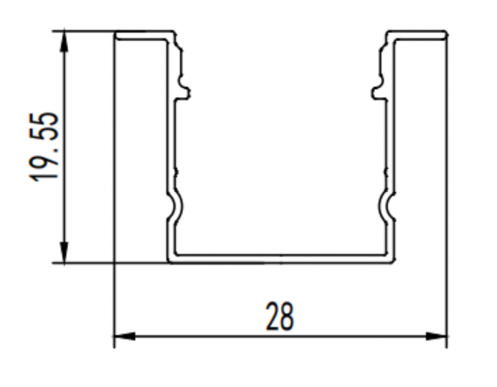 Extrusion en aluminium décède pour les luminaires encastrés