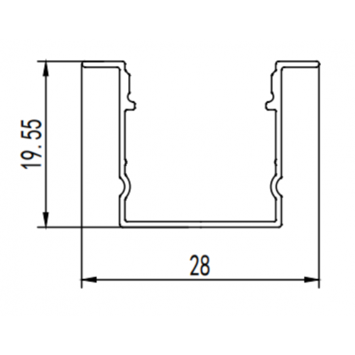 aluminium extrusion dies for recessed luminaires parts