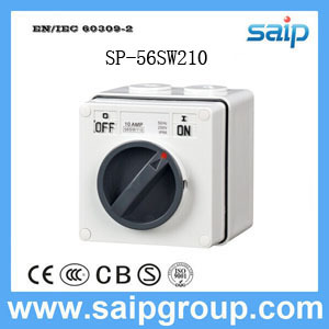 IP 66 CE Approved Isolating Switch (2P 10A 250V)