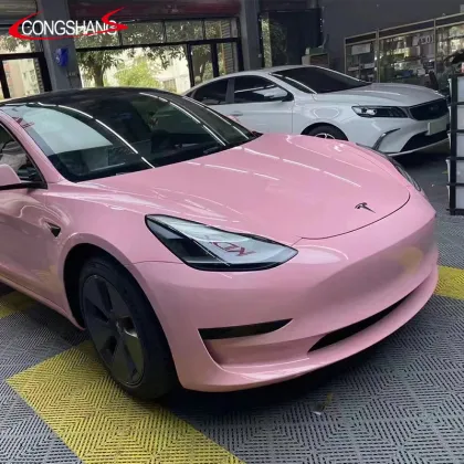 Rouge Powder High Glossy Car Wrap: Achieving a Stunning Rouge Pink Vinyl Finish