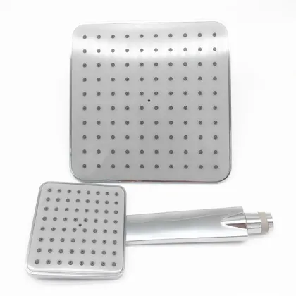 square rainfall shower head bathroom shower head set