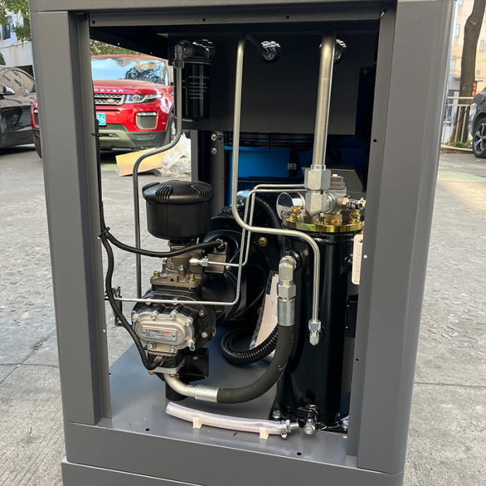 Compresor de aire de tornillo combinatorio 10HP PM VSD con secador de aire