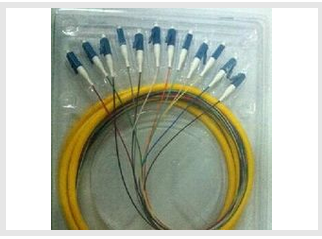12 Cores LC Fiber Optic Patch Cord Single Mode