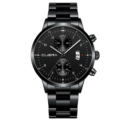 Watch Mens Luxury Brand CUENA 882 Men Sport Watch Waterproof Relogio Masculino Full Steel Quartz Men Watches