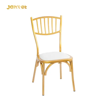 New Design Metal Gold Chiavari Silla Tiffany Chairs Wedding Luxury