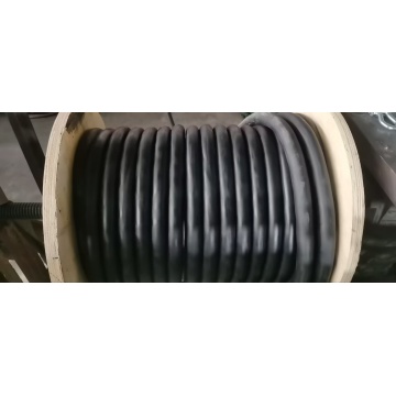 Elevator compensation chain plastic coated