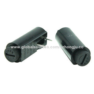 Electronic Fuse Holder in Panel Mount, Ideal for 5.0 x 20mm Fuse for Over-load Protection