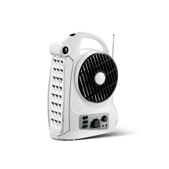 5 Inch Rechargeable Emergency Fan Light with Radio