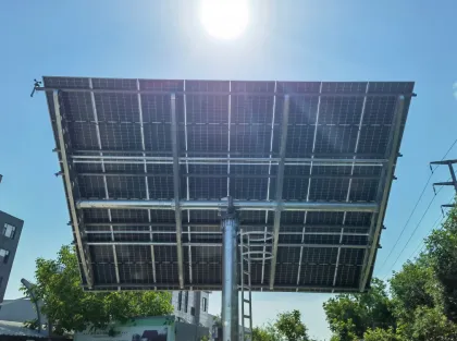 Solar tracker two axis solar mounting system