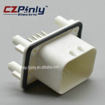 14 Pin White Tyco Amp Male ECU PCB Header Car Connector 776262-2