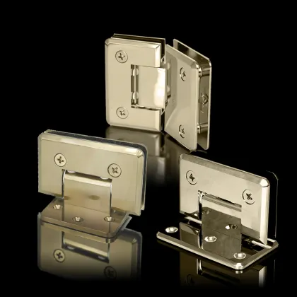 Solid Brass Shower Door Hinges Bathroom Metal Hardware