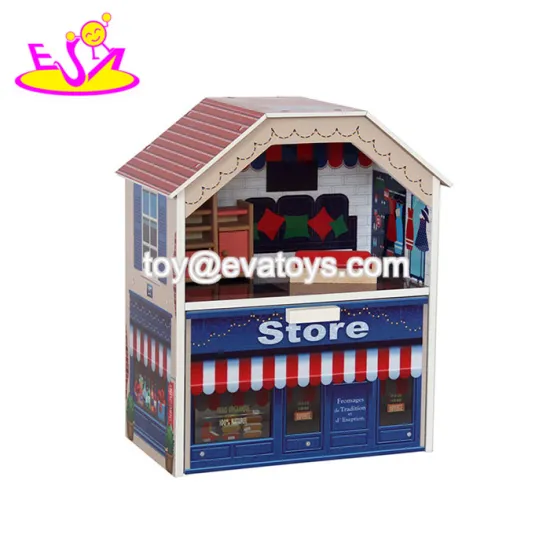 Children wooden doll house W06A143