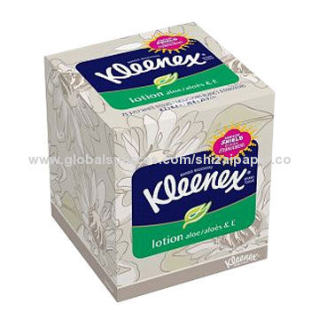 Low price customized box facial tissue