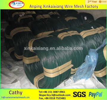 Green pvc coated binding wire