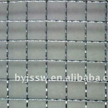 stainless steel crimped wire mesh fence