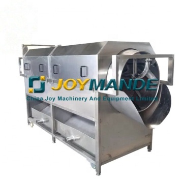 Automatic Fruit, Vegetable, and Root Washing Machine with Drum Roller
