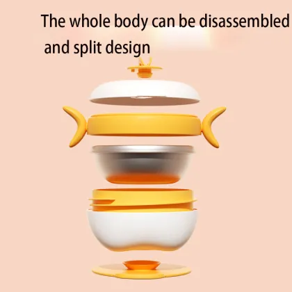 Stainless Steel Insulated Food Bowl for Toddlers