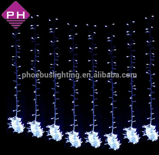 curtain lights for weddings PVC cable pure copper wire