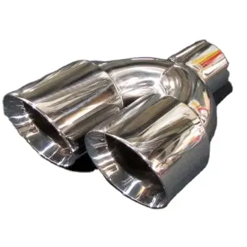 Customized Stainless Steel SS Muffler Tip Exhaust Tip Welding Y Style Factory Outlet