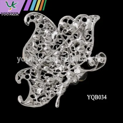 Butterfly Brooches Jewelry Type and Alloy Jewelry Main Material Brooch