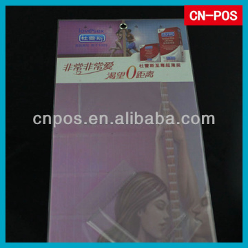 supermarket display printed clip strip for hanging