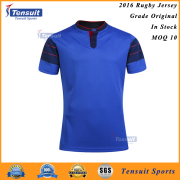 Professional mens 100% polyester dry fit sublimation rugby football wear