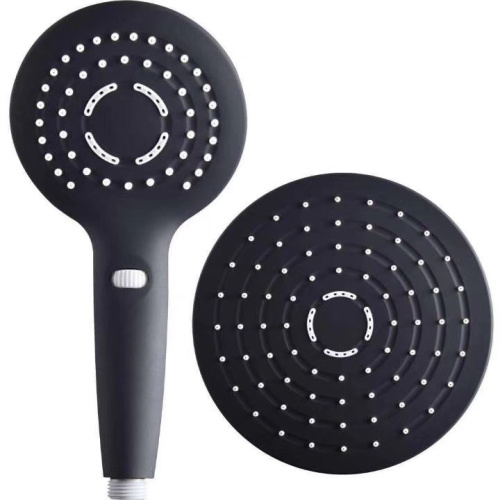 abs plastic electroplate single energy save shower head