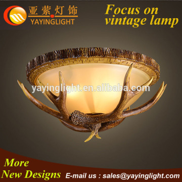 hot sell wooden iron Ceiling Lighting, Industrial antler Ceiling lamp,2016 new ceiling lamp lighting