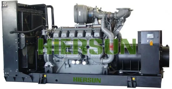 water cooled Emergency diesel generator With cummins Perkins Volve MTU