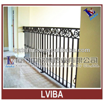 House protective railing and indoor curved railing