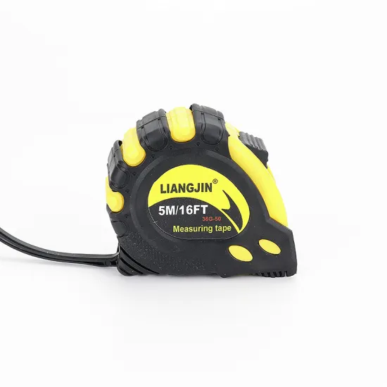 yellow leather tape steel measure