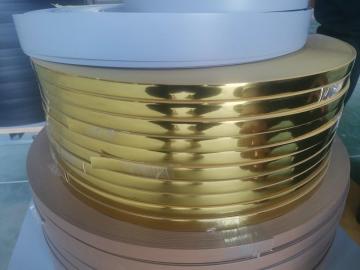 Gold Pre Glued Pvc Edge Banding