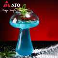 ATO transparent mushroom cocktail glass wine glass bar