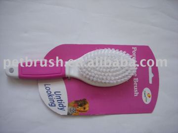 ZML1118 one-sided plastic pet brush for dog